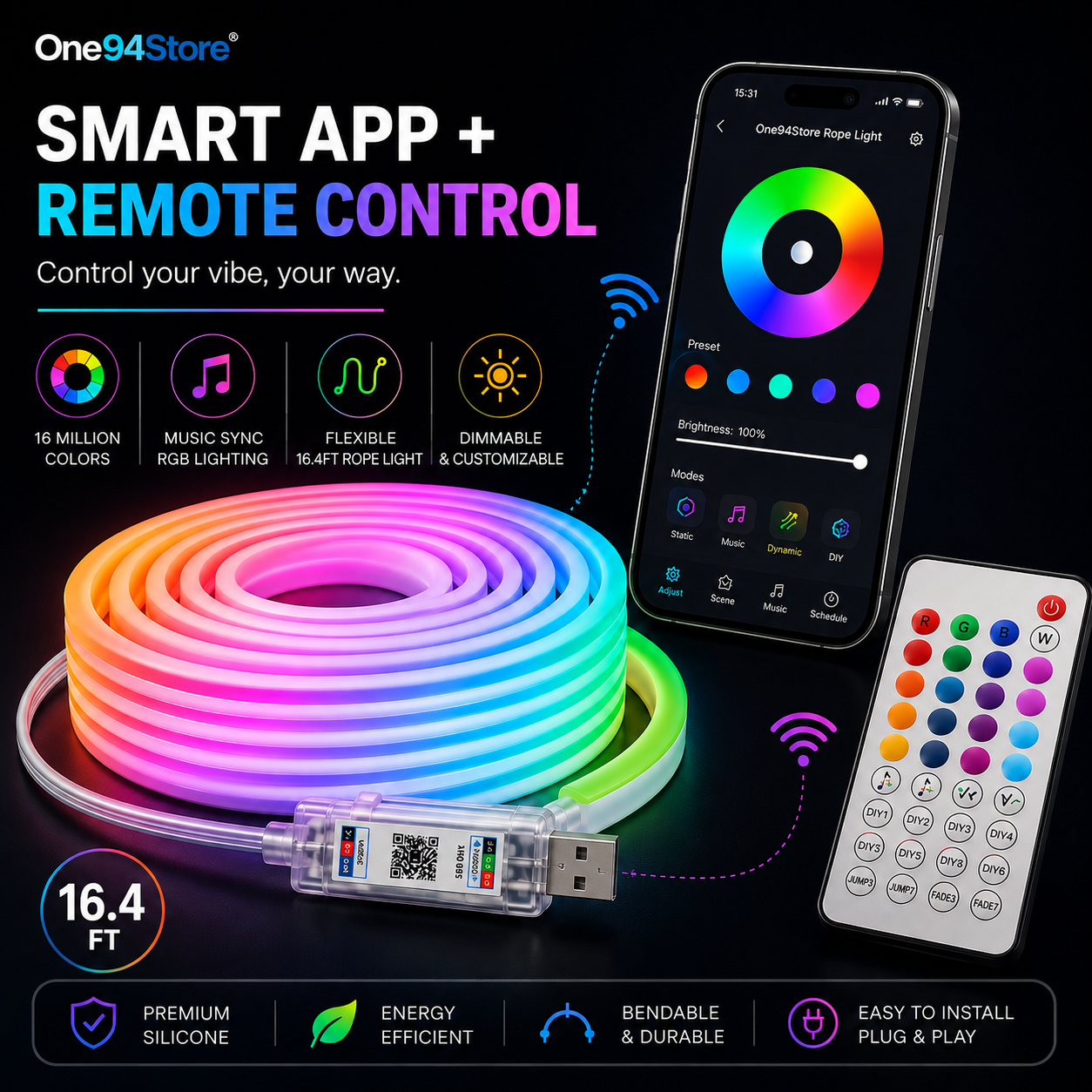 Smart SMD Rope Light