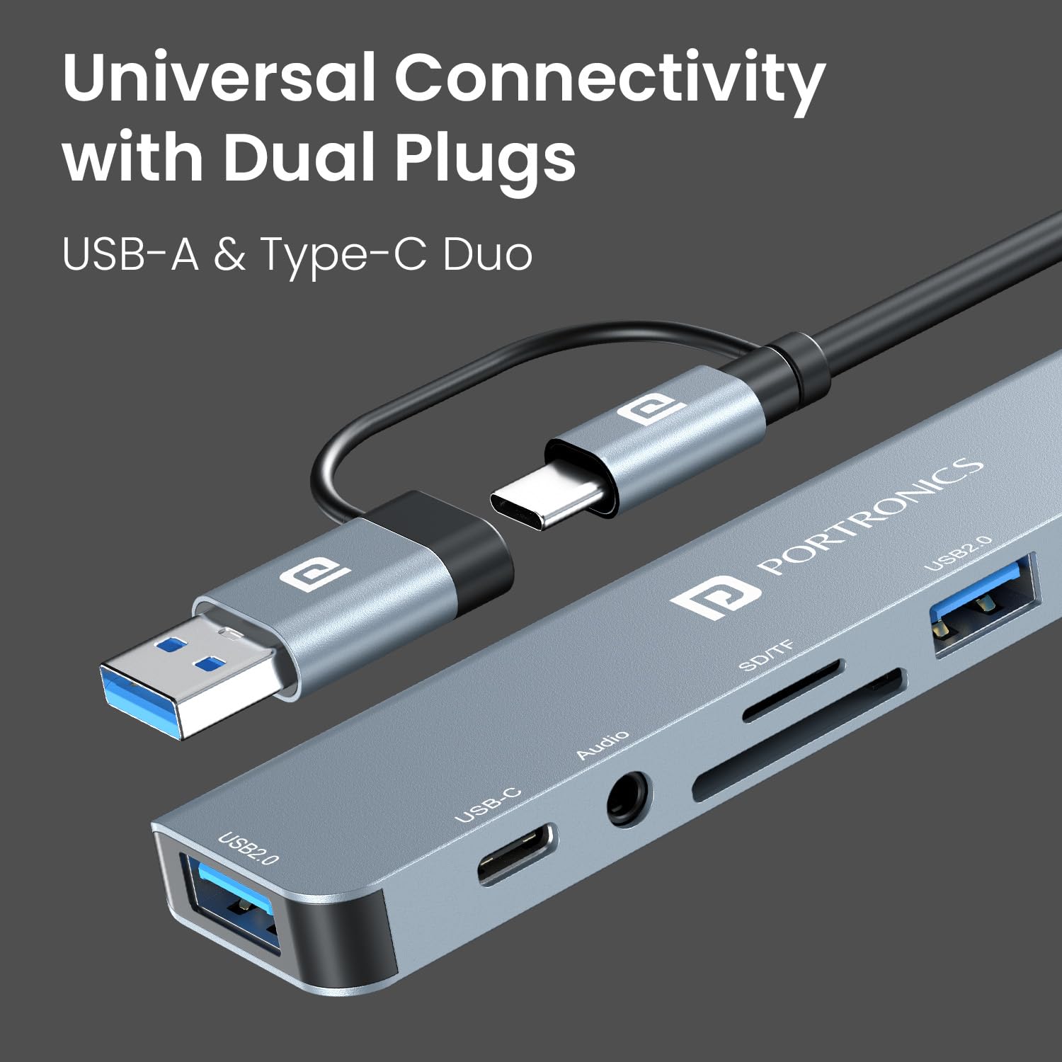 Portronics Mport 8 Plus Dual Plug