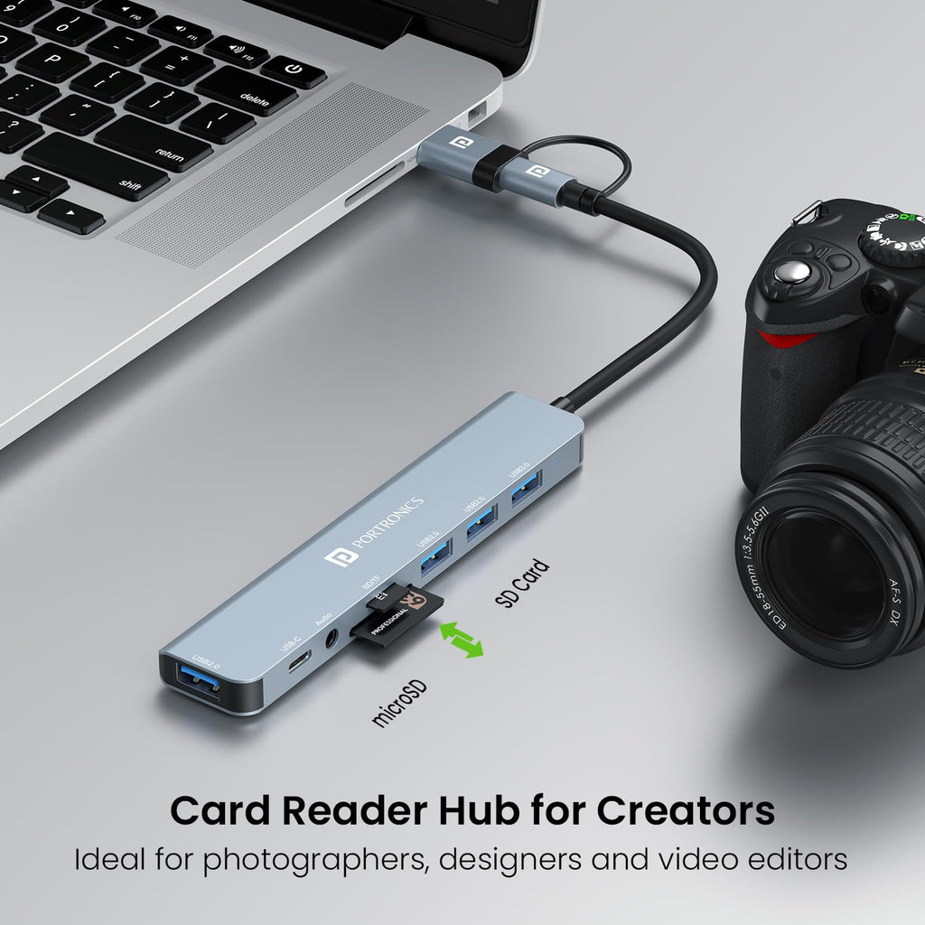Portronics Mport 8 Plus Dual Plug