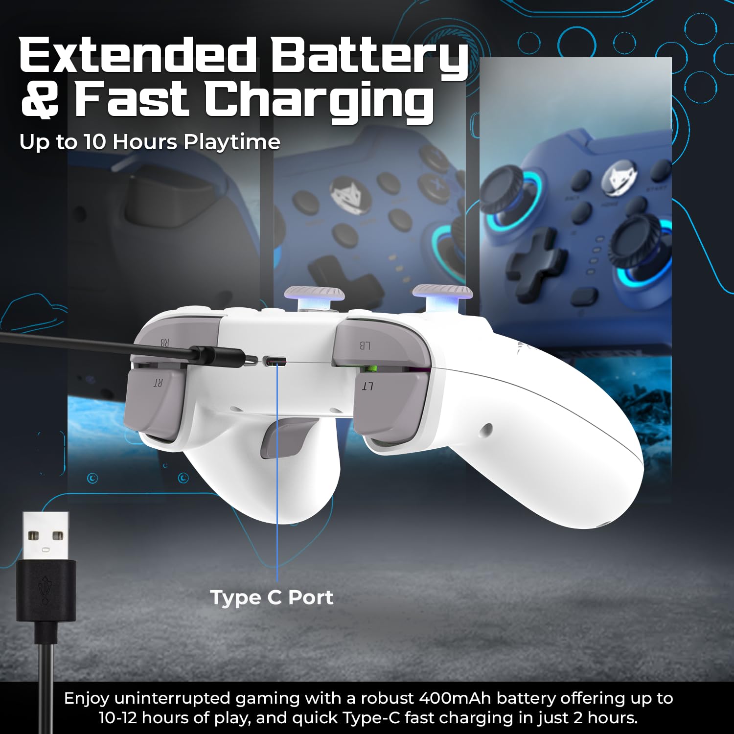 Wireless Gaming Controller for PC