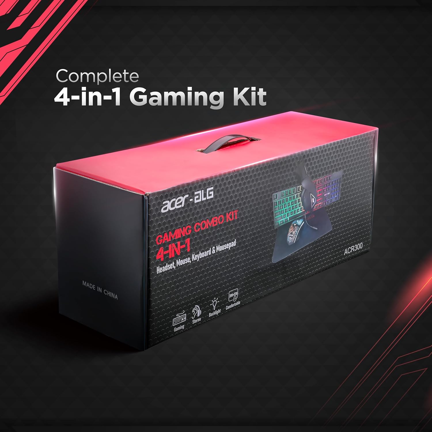 4 in 1 Wired Gaming Combo