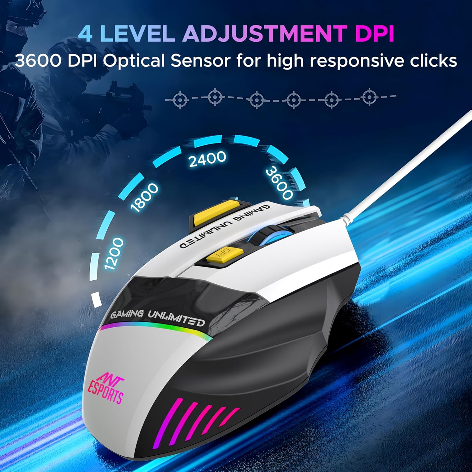 GM100 V2 Optical Gaming Mouse
