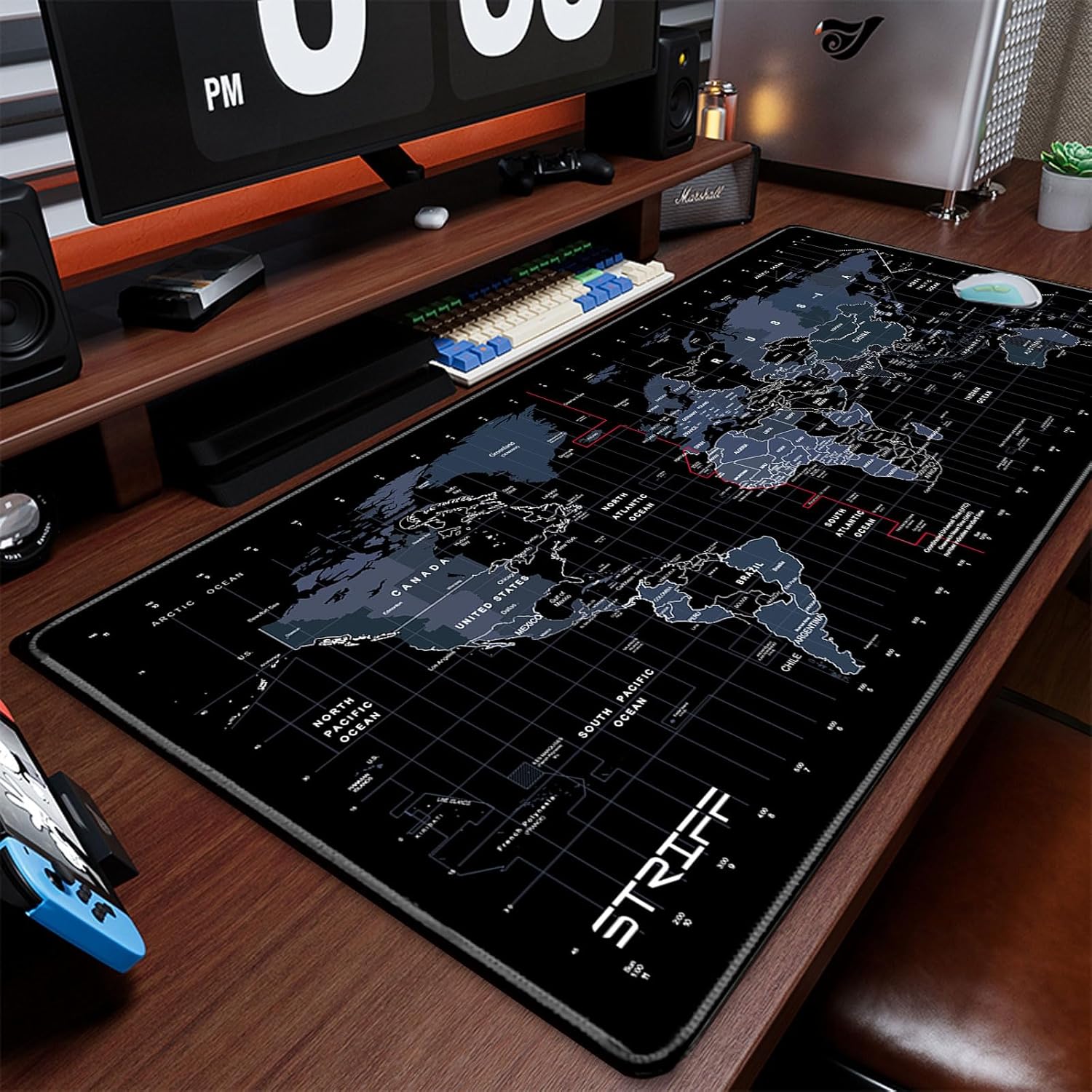 World Map Mouse pad