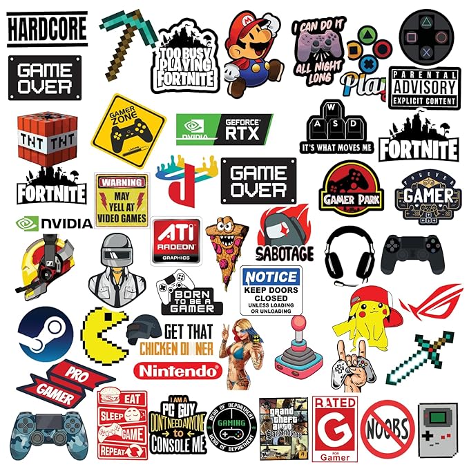 51 Pcs Vinyl Stickers