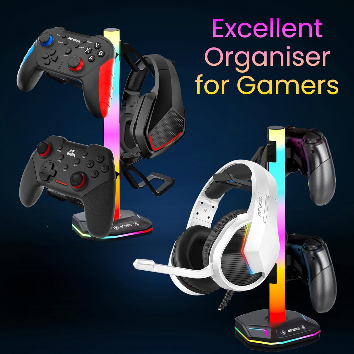 RGB Gaming Headset Stand