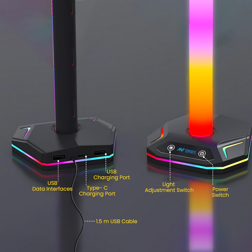 RGB Gaming Headset Stand