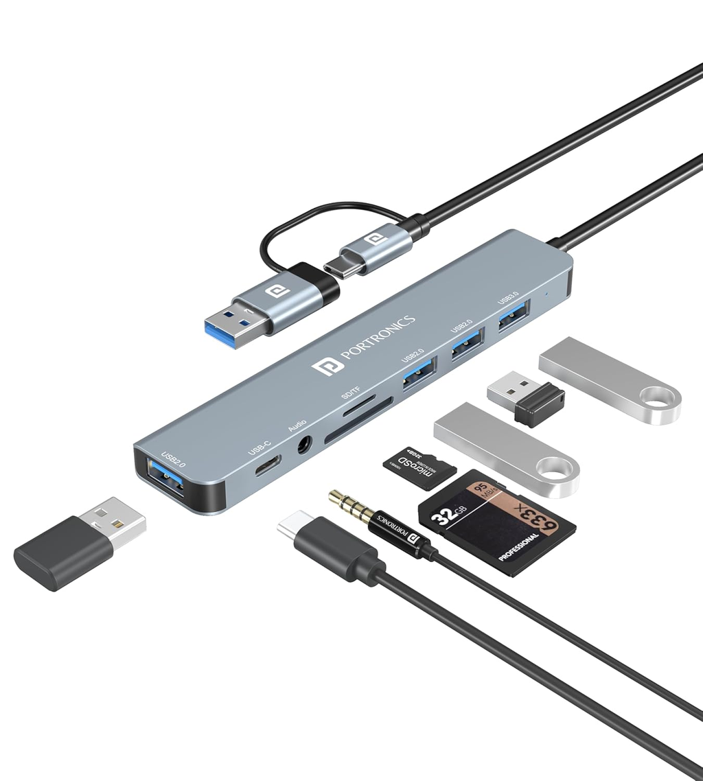 Portronics Mport 8 Plus Dual Plug