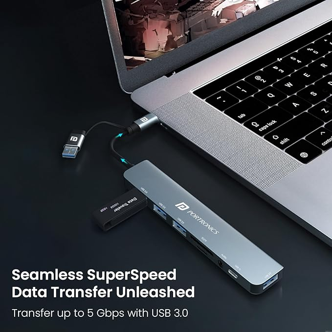 Portronics Mport 8 Plus Dual Plug