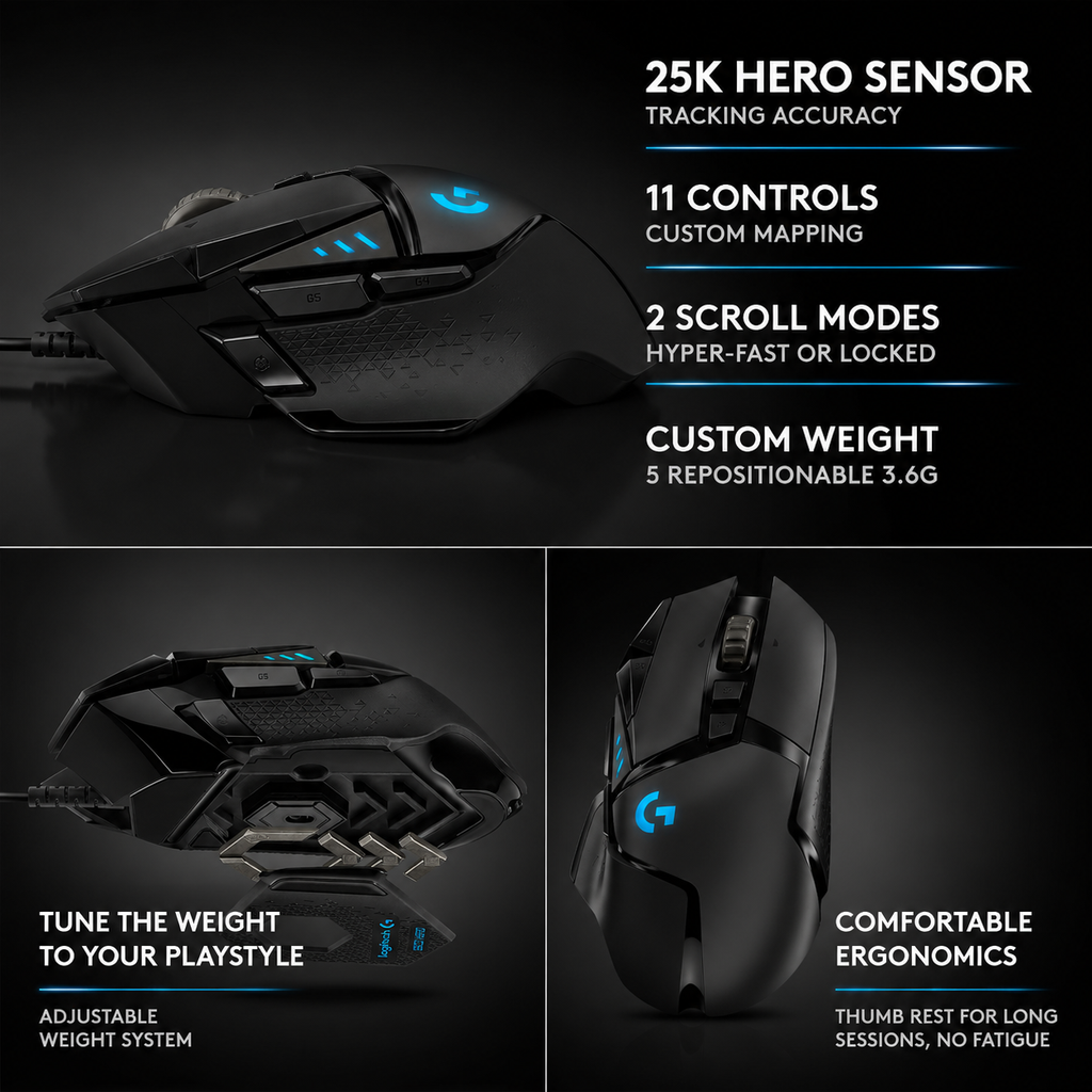 Logitech Wired USB Gaming Mouse