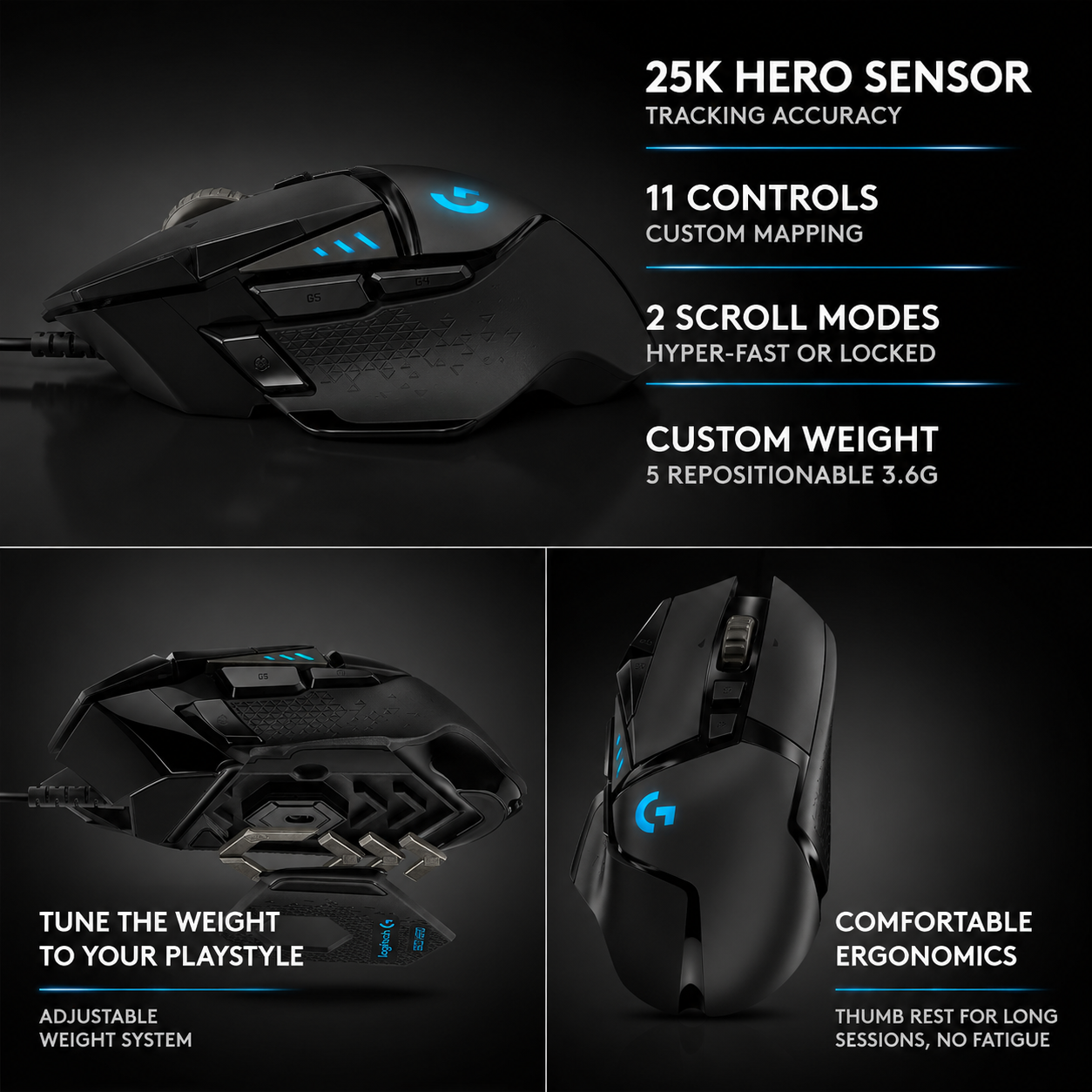 Logitech Wired USB Gaming Mouse